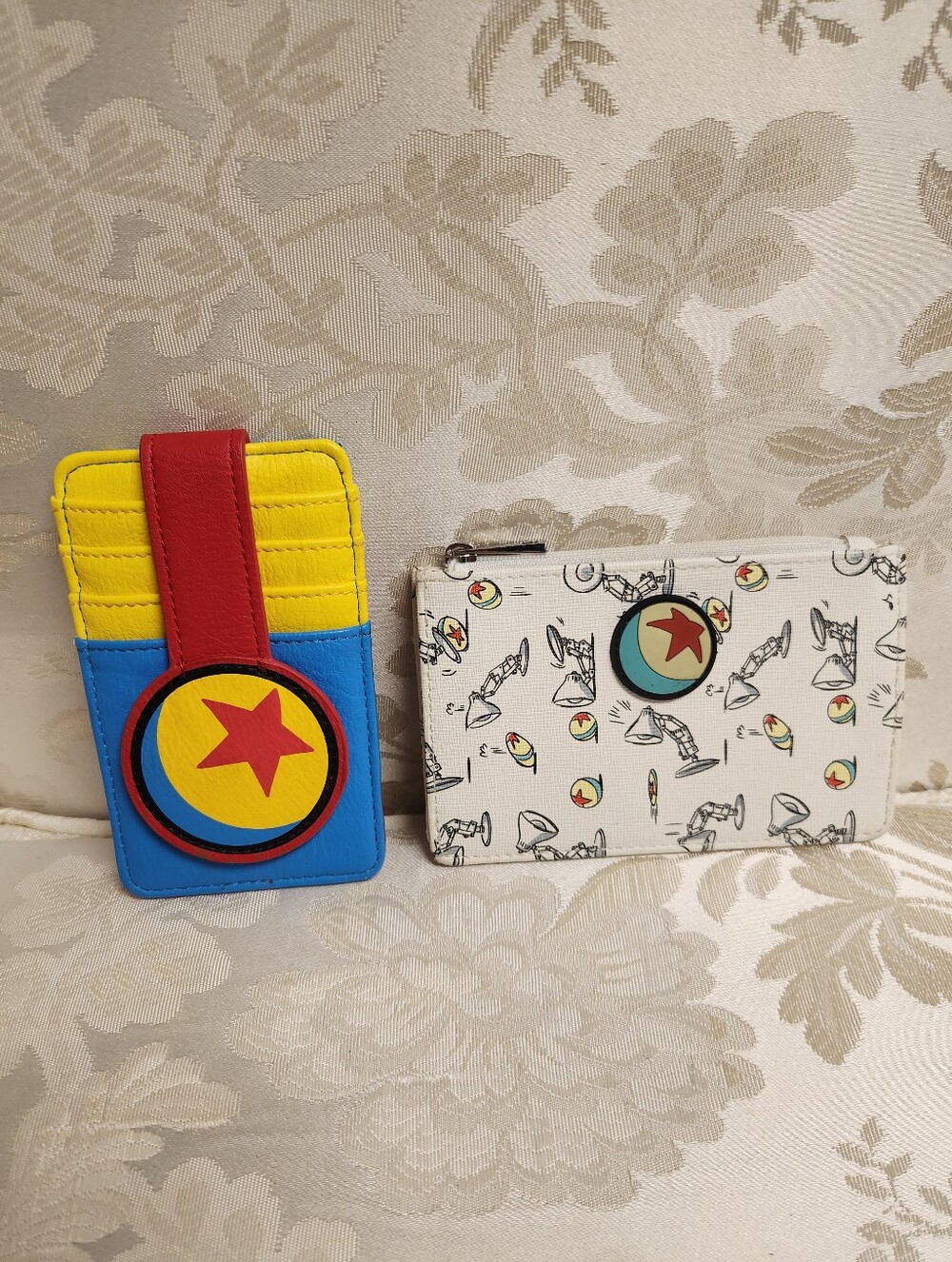 2 Disney Pixar Ball Card Holders Wallet Bioworld & Disney Parks